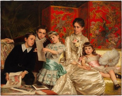 Gruppo familiare da Michele Gordigiani